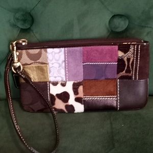 Coach legacy wristlet